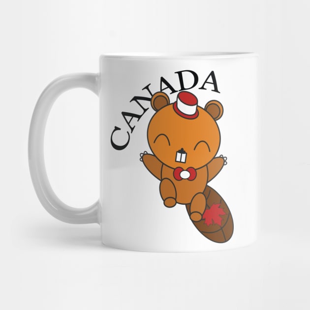 Happy Canadian Beaver by Ryphna